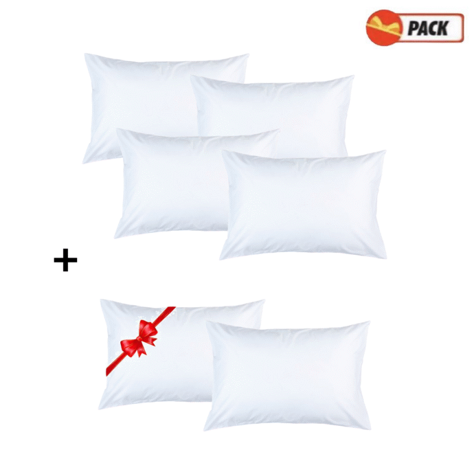 Pack oreiller rahma en fibres de silicone 50 x 70 cm – Image 3