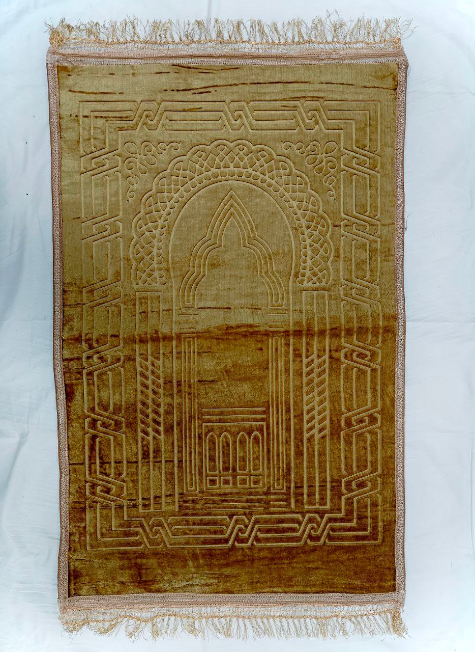 Tapis pour prière en velours anti-dérapant – Image 2